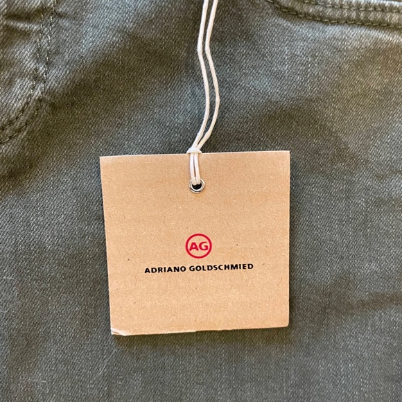 AG Adriano Goldschmied The Legging Super Skinny Green Jean Size 26 - Picture 5 of 8